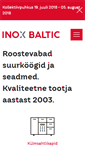 Mobile Screenshot of inoxbaltic.ee